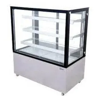 Flat Glass Pastry Showcase